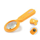 5 in 1 Thermometer with Compass and LED Lamp for Money Checking Magnifier