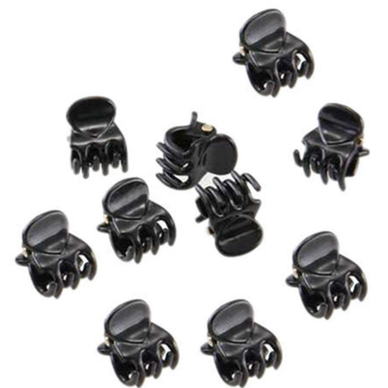 Black Plastic Mini Hairpin 6 Claws Hair Clip Clamp Hair Accessories set AU