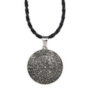 Cool Fashion Viking Vegvisir Compass Pendant Odin's Symbal Of Pendant Necklac JR