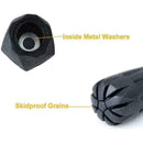 1Pc Anti-skid Trekking Pole Tip Protector Black Trekking Pole Feet Cover O3 N2Y9