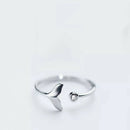 Mermaid Open Small Niche Design Ring Female Opening Adjustable Index Finger
