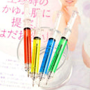 3Pcs/Set Syringe Ballpoint Pens Funny Ball Point Pen Random Color-Stationery