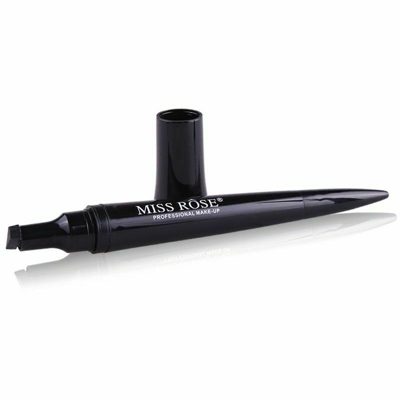 Miss Rose Eyeliner Pen Black Eyeliner Pencil Stamp Double Head Liquid Eye L S8T8