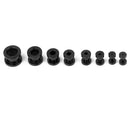 16PCS Stainless Steel Flesh Tunnels Ear Connects to Expander Stretcher Drilling