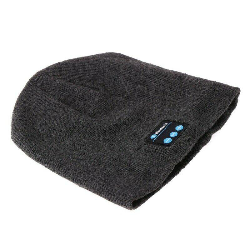 Bluetooth Music Beanie Hat Soft Warm Stereo Headphone Headset Cap P4T1