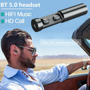 B9 TWS Bluetooth 5.0 Touch Earphones Digital Display Earbuds w/Charge Box