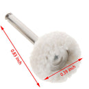 10Pcs/Set Dental Polishing Wheel Wool Cotton Polishing Pad Brushes Rotary Tools