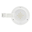 13LED Solar Energy Sink Lamp Pathway Street Lawn Lamp (White White Light)