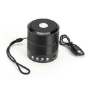 WS-887 Mini Bluetooth Subwoofer Bass Speaker MP3 Player FM Radio (Black) A