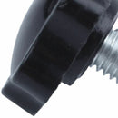 8 Pcs M8 x 30mm Male Thread 32mm Hex Shaped Head Clamping Screw Knob C3R8