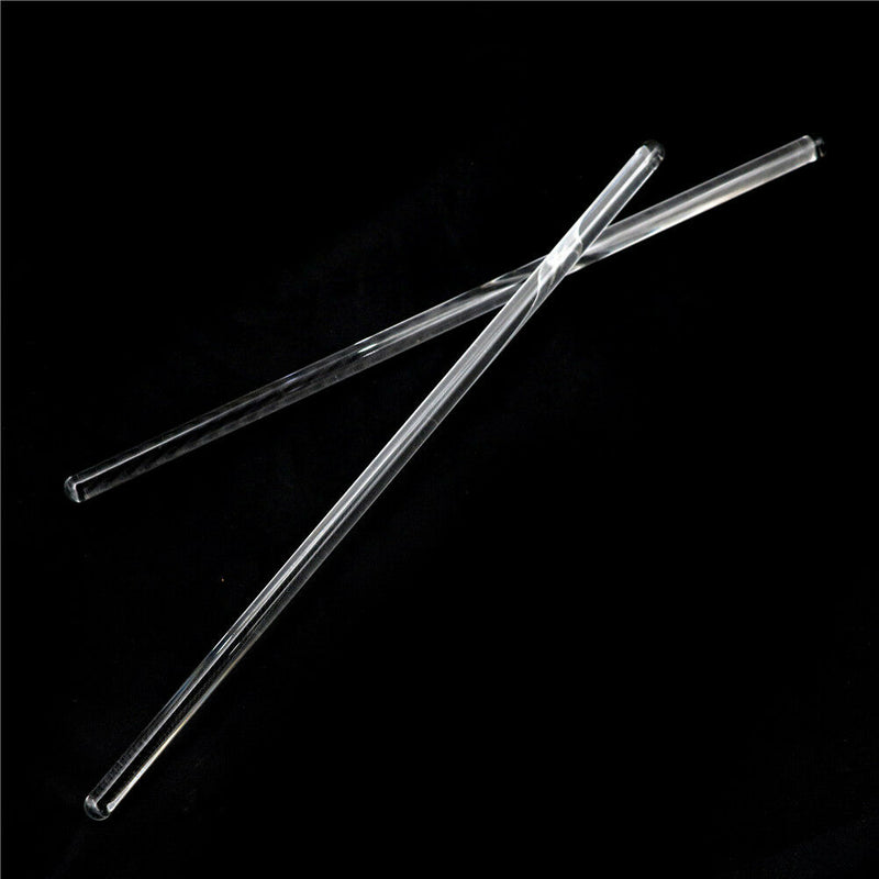 2pcs Lab Use Stir Glass Stirring Rod Laboratory Tool 6*200mm Nw