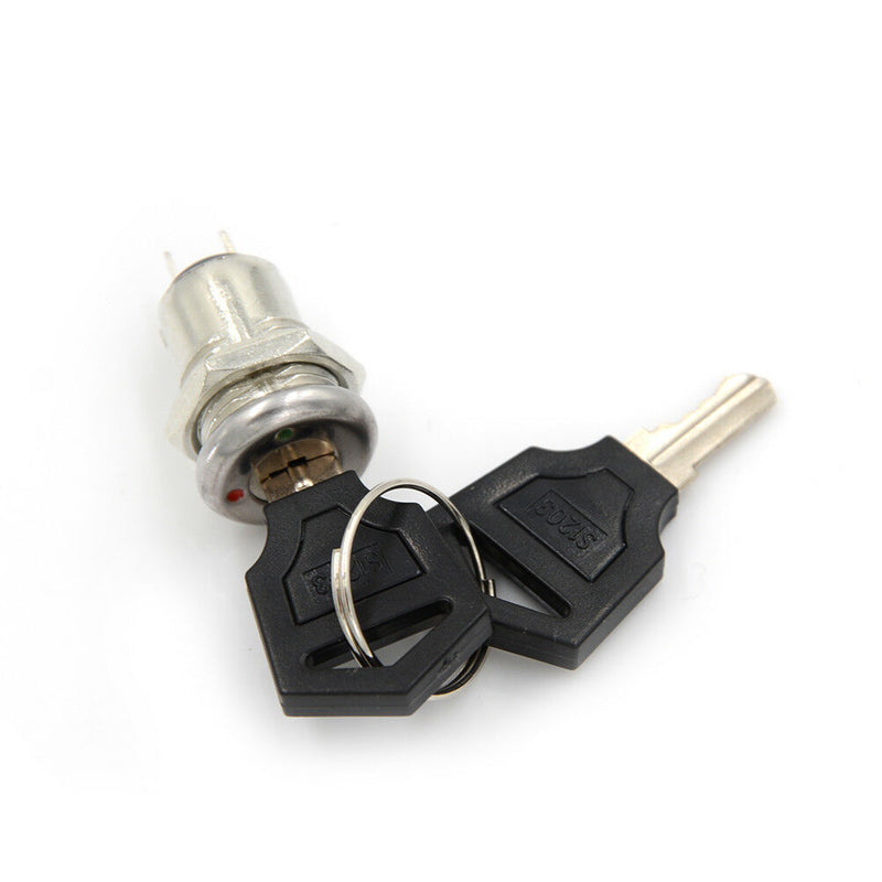 Brand New On/Off Metal Security Key Switch Lock + Keys 2 Position S Kw