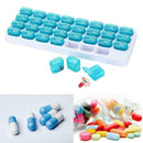 One Month Pill Organiser 31 Day Box Lid Medicine Tablet Z3I Dispenser G7A2