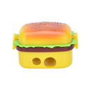 Stationery Hamburger Pencil Sharpener with Two Rubbers Eraser Student KidsEHBX