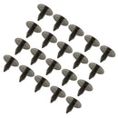 20pcs 25mm Auto Car Nylon Liner Fastener Rivet Push Clip Retainer For Jeep