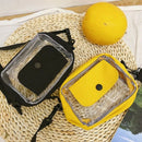 5X(Women Transparent Versatile Messenger Bag Shoulder Fashion Bag Crossbod X5F3)