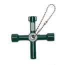 1pc Cross Switch Wrench For Train Electrical Elevator Cabinet Valve Triangle