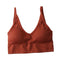 5PCS Womens Trendy Bralette Seamless Comfort Bra Crop Top Sport Bra Set