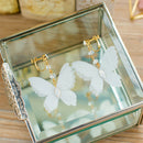 Women Elegant Butterfly Earring Charm Earring Fashion Long Jewelry Accessories3C