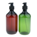 500ml Refillable Pump Bottles, Travel Shampoo Lotion Conditioner, Massage Oils,