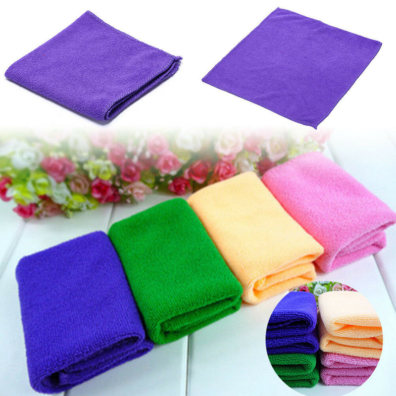 1pc soft fiber pet wash cloth ultra absorbent bath towel for dog cat 30*30cm LJ