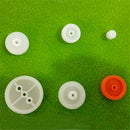 6pcs/pack Motor Synchronous Belt Plastic Sheave Pulley Wheel 6~24mm for DIY Car