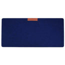 Office Computer Desk Mat Modern Table Wool Felt Laptop Desk Mat(Navy Blue)