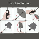 Transparent Umbrella Automatic Umbrella Rain Women Men Sun Rain Auto UmbrellD5Z1