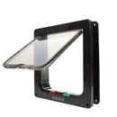 Pet Cat Puppy Dog Supplies Lock Lockable Safe Flap Door Black L A