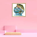 5D DIY Full Drill Diamond Painting Fish Cross Stitch Embroidery Mosaic Kit