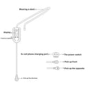 RadioFM Wireless Headset Microphone Handsfree Megaphone Mic for Loudspeaker A