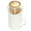 Toothpick Holder Box Coffee Cup Shaped Automatic Retractable Toothpick Disp