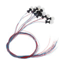 10Pcs Miniatures LED Light Train Railway Street Lamppost Landscape Layout