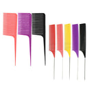 8x ABS Plastic Sectioning Weave Highlighting Foiling Hair Comb Salon Combs