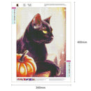 5D DIY Full Drill Diamond Painting Black Cat Cross Stitch Embroidery Mosaic