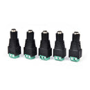 5x Newest 5.5x2.1mm female jack dc power adapter connector plug for cctv ca3C