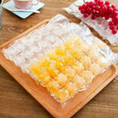 10pcs Clear Disposable Bag Ice Cube Bags Fridge Freezer Plastic Cubes Maker C2I1