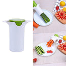 Creative Vegetable Slicer Kitchen Cut Tool Cucumber Carrot Divider Fruit Peelers