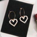 1 Pair Fashion Women Lady Elegant Crystal Rhinestone Dangle Ear Stud Earrings~