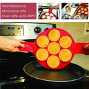 Flip Cooker Pancakes Mold - New Upgrade Silicone Pancake Molds 7 Circles Re S9G3