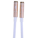 3.5mm Stereo Audio Male to 2 Female Headphone Mic Y Splitter Cable Adapter
