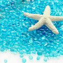 Bag of Aquarium Glass Mini Stones Fish Tank Gravel Sand Decoration Rock-Blu I1R0