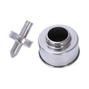 Stainless Steel Alcohol Burner, Lab Spirit Lamp, 200 Ml (6.7 Oz)