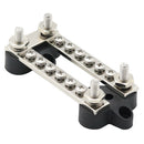 2x6 Way Screw Bus Bar 100A 48V M4 Screw M6 Stud Terminal Busbar for Marine A