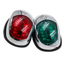 2PCS Practical Marine Boat Side LED Navigation Light, ABS Plastic, 6x10cm