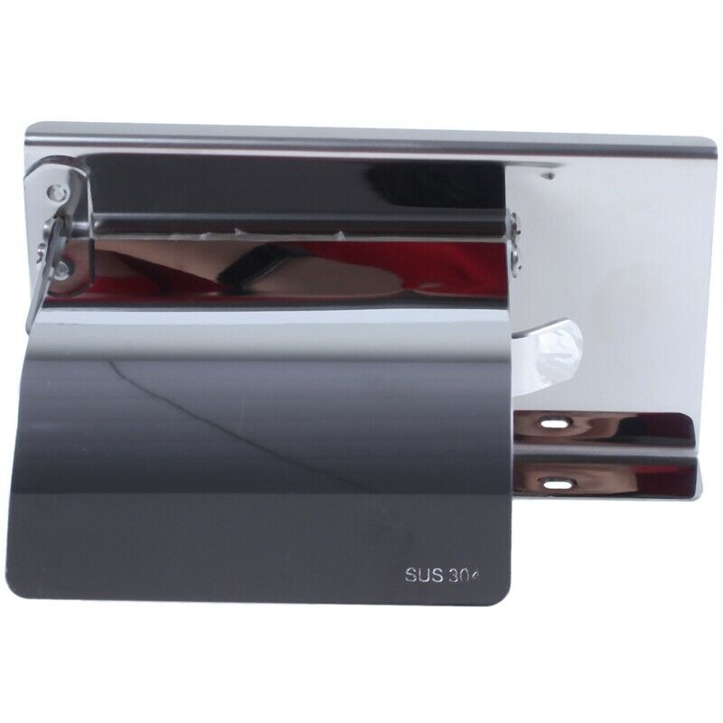 Toilet Paper Holder with Shelf - Bathroom Tissue Holder Toilet Roll Holder  J8E5