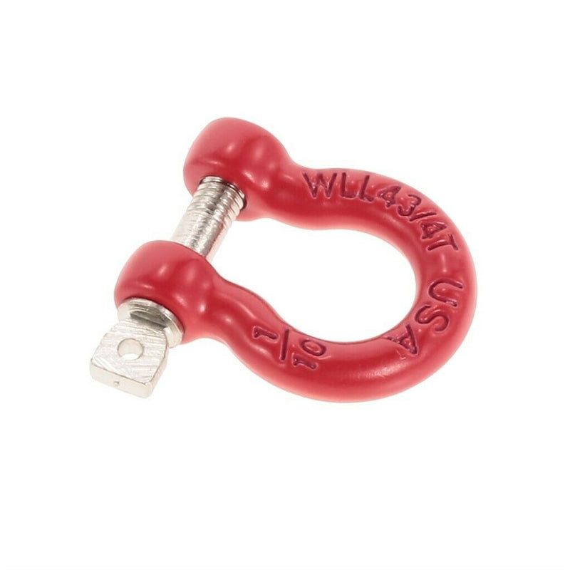 8x 1/10 Metal Front /Rear Bumper Trailer Hook Rescue Hook for  TRX-4