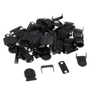 40 x Metal No-Sew Hooks and Eye Closures for Garment Fasteners and Extension