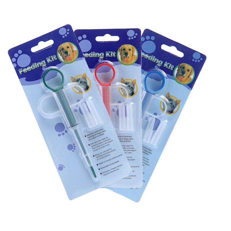 1x Pet Dog Cat Capsule Tablet Pill Gun Popper Piller Pusher  Medication  Sy S3O7