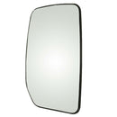 2Pieces Wing White Mirror Glass Left+Right Door Side Heated For